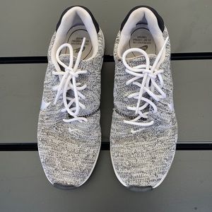 Black and white Nikes